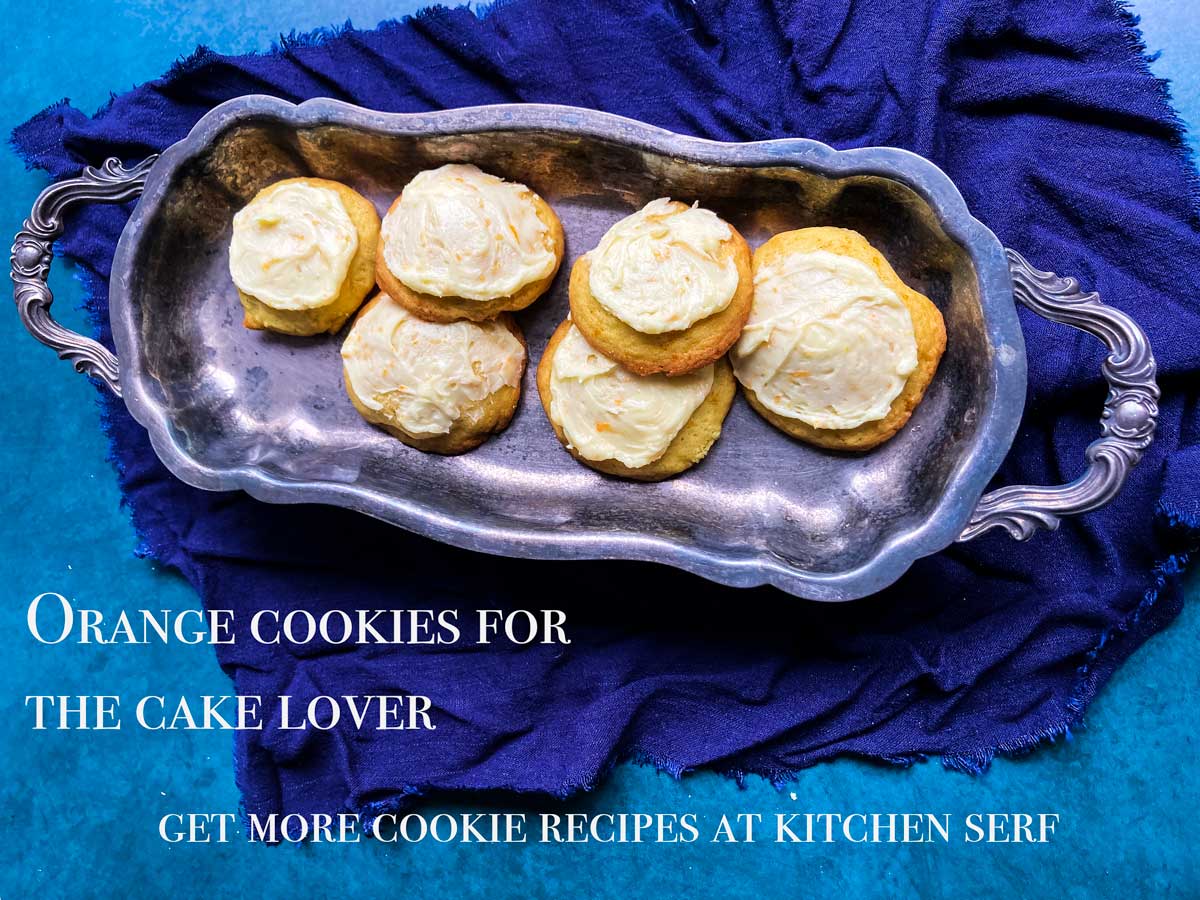 Orange Cookies with Icing - Kitchen Serf