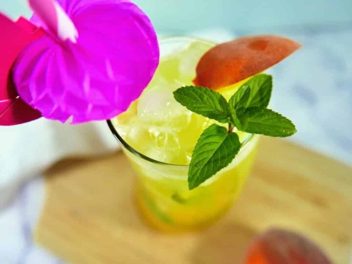 Image for Peach Pineapple Mojito Mocktail Recipe