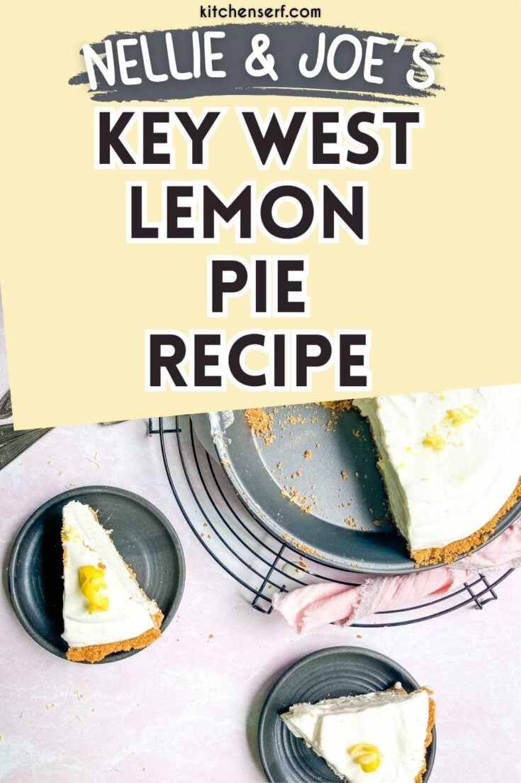 no bake lemon pie using Nellie and Joe’s juice in graham cracker crust.